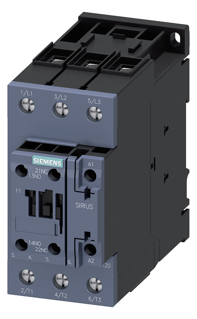1St. Siemens 3RT2036-1KB40 Koppelschütz, AC-3e, 50 A/22 kW/400V, 3-