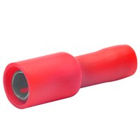 100St. Klauke 920 Rundsteckhülse isoliert 0,5qmm-1qmm Stecker D= 4mm Isolierhülse:PVC,