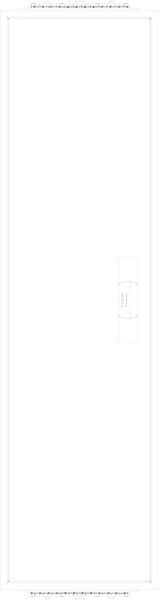 1St. F-Tronic ZA111 Leergehäuse ZA111, IP31/IP43, H=1100mm, B=300mm 7120506