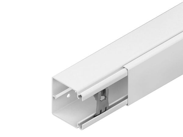 2m Kleinhuis HKL6060.1 HKL-Elektroinstallationskanal 60x62x2000 mm, Kunststoff PVC-hart