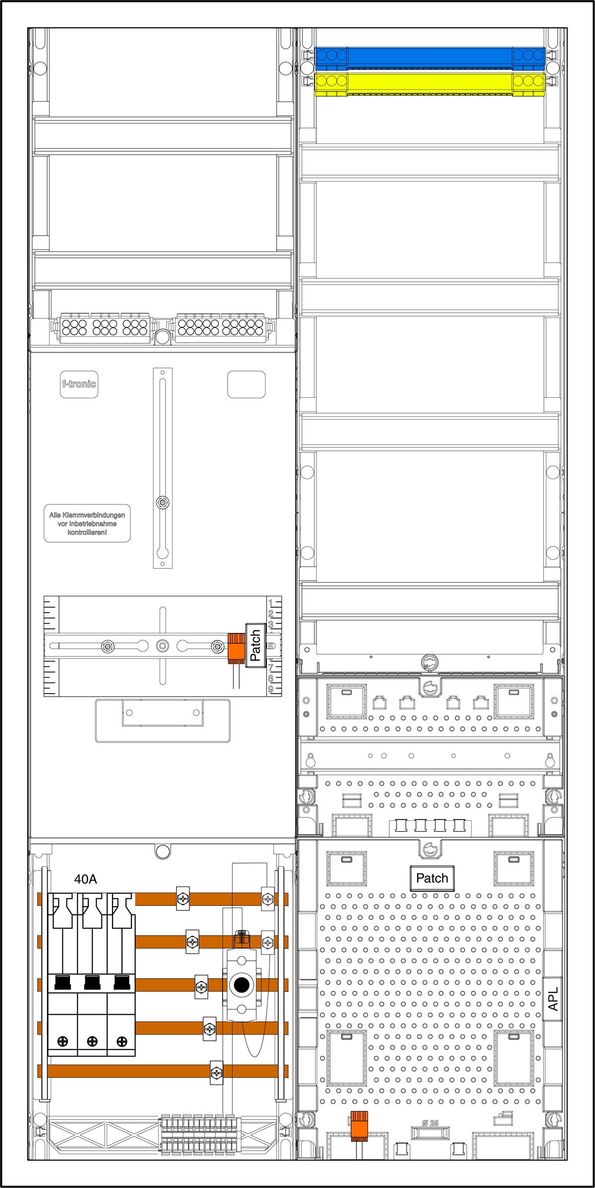 1St. F-Tronic 3HZ721APZRFZ40D01 3HZ721APZRFZ40D01, 1 ZP, 1 VAPZRFZ inkl. APL, SLS 40A, SPVGD01, 2 PPV, 1 PL100 7190064