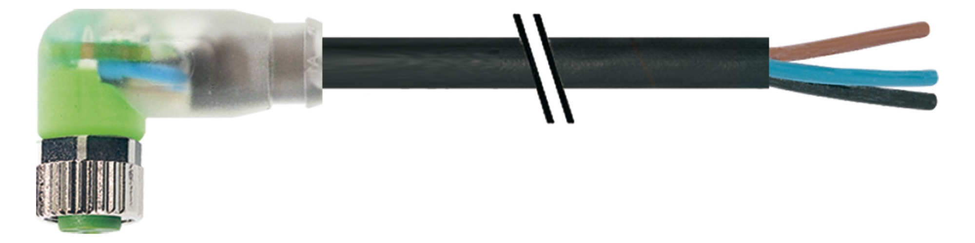 1St. Murr M8 Bu 7000-08121-6300500 90 LED PUR sw 5m
