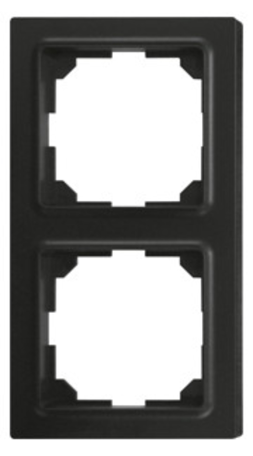 1St. Eltako 2-fach-Rahmen 55x55mm R2UE55-am innen anthrazit matt 30055738