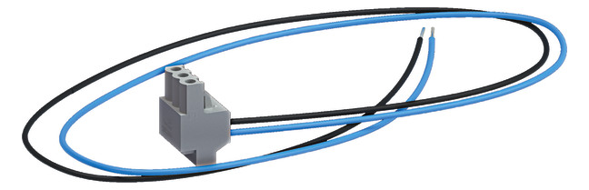 1St. Hager KU9S80VBE Spgsabgriff, universZ, 800mm, sw/bl, verdichtet-Buchse