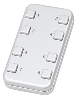 1St. Eltako 30000455 Funk-Minihandsender reinweiß glänzend FMH8-wg