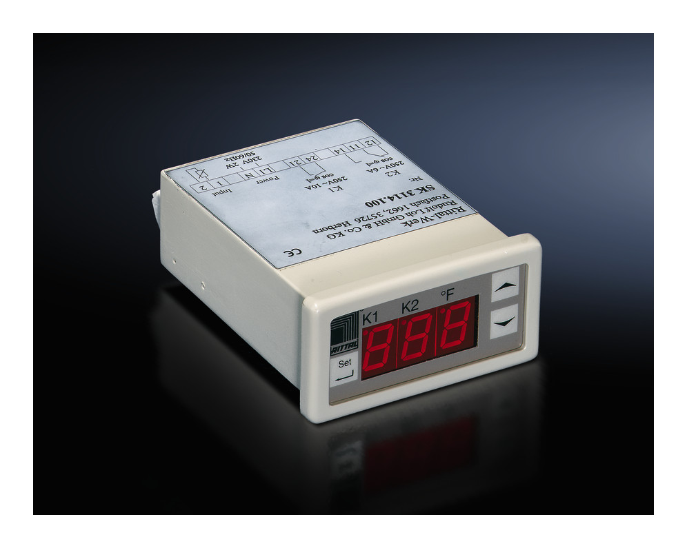 1St. Rittal SK 3114.200 Digitale Temperaturanzeige und -regelung für 100-230 V, 50/60 Hz und 2 3114200 1St. Rittal SK 3114.200 Digitale Temperaturanzeige und -regelung für 100-230 V, 50/60 Hz und 2 3114200