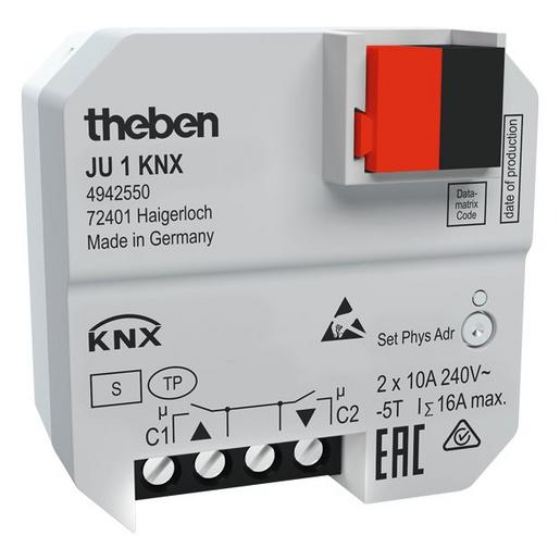 1St. Theben UP-Jalousieaktor, 1 Kanal JU-1-KNX 240VAC 10A
