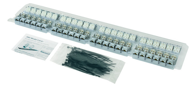 24St. Telegärtner J00029B0077 AMJ-Modul K Cat.6A(IEC), T568B, Blisterv