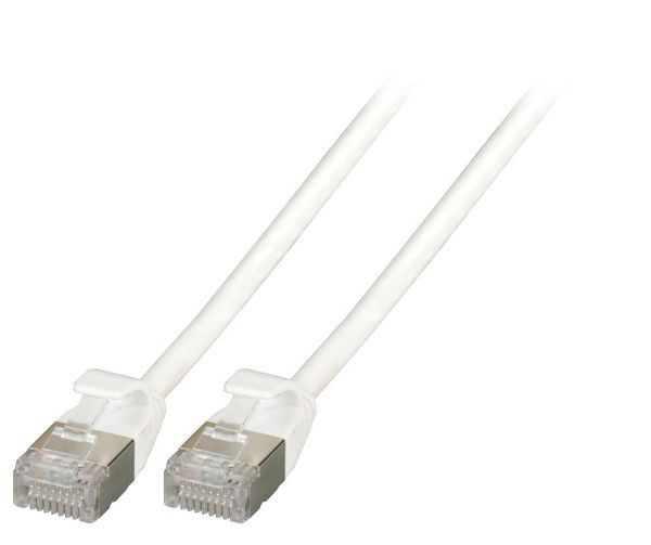 10St. EFB RJ45 Flachpatchkabel K5545WS.0,25 U/FTP Cat.6A PVC 0.25m ws
