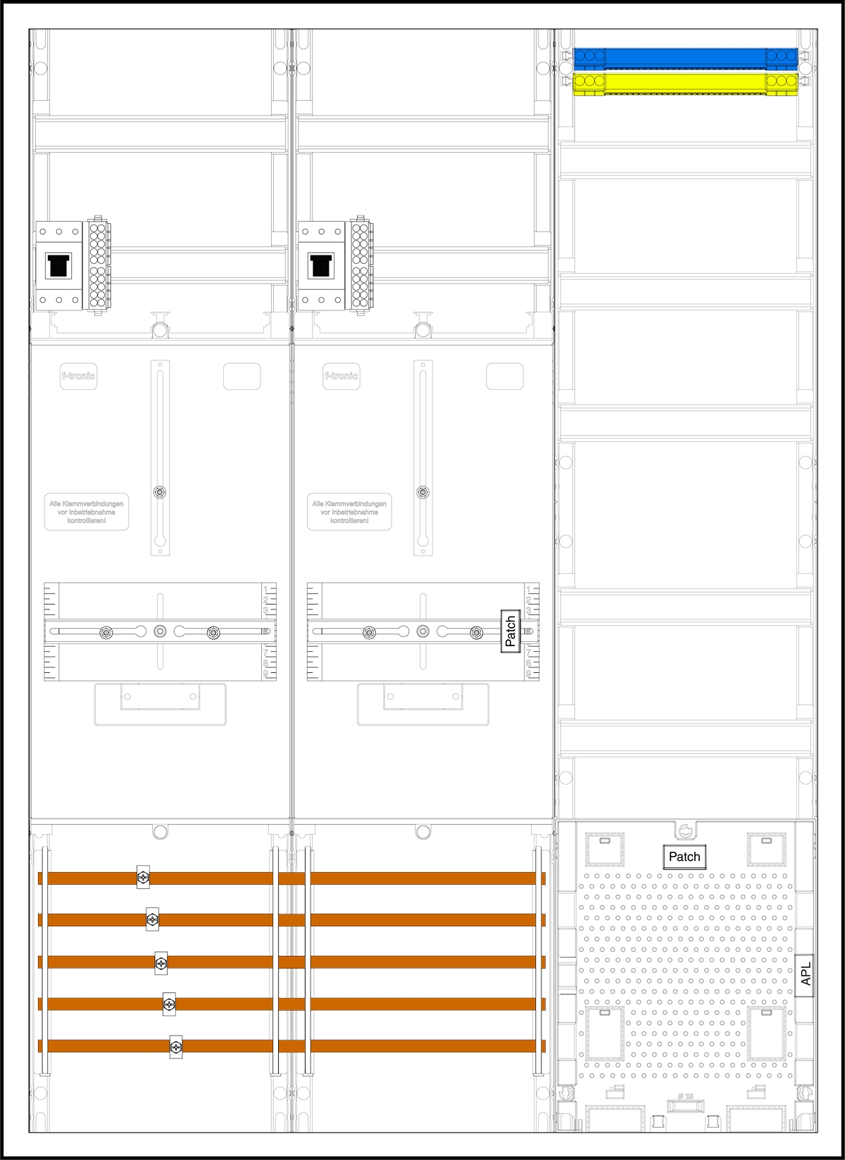 1St. F-Tronic 3HZ732APZHP 3HZ732APZHP, 2 ZP, 1 VAPZ inkl. APL, 2 HSP, 2 PPV, 1 PL150 7190556