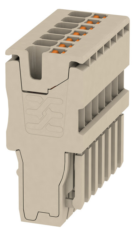 100St. WEIDMÜLLER APG 1.5/7 Stecker (Klemmen), PUSH IN, 1.5 mm2, 500
