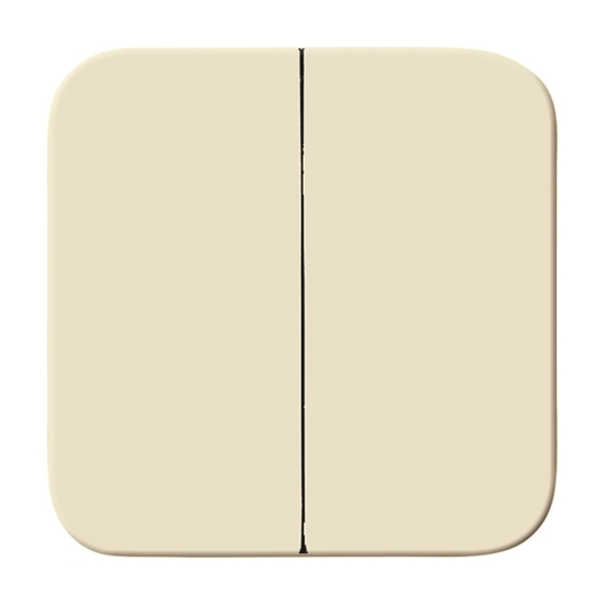 1St. Busch-Jaeger 2545-212 Wippe, anschraubbar (Halteelement) Busch-Duro 2000 SI cremeweiß