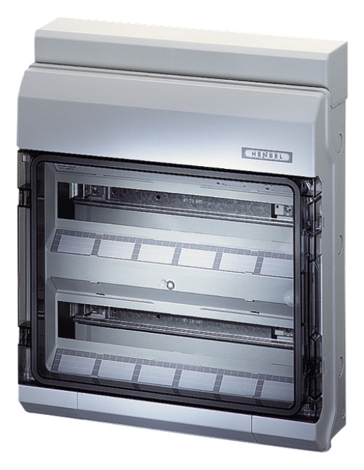 1St. Hensel KV 9236 NT KV 90-Automatengehäuse 36 Teilungseinheiten (2x18x18 mm), IP 65 61001144 KV9236NT