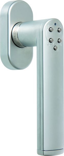 1St. Assaabloy 492-W0-1- CODE HANDLE WINDOW 492-WO, CHROM MATT 7M 492W01