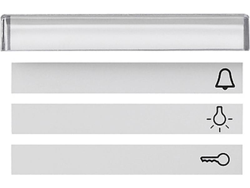 1St. Gira 144927 Set mit Beschriftungsfeld + BSS Zubehör