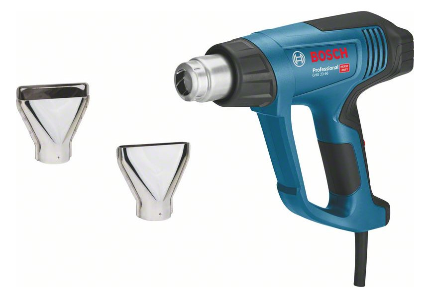 1St. Bosch 06012A6300 Heißluftgebläse GHG 23-66, 2 Düsen