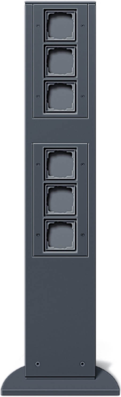 1St. Gira 135128 E-Säule 6x Leereinheit 769 mm Energiesäule Anthrazit