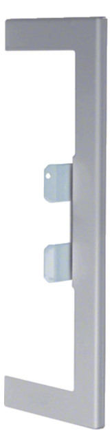 1St. Hager BR65210WVERZ Wand-Blende Stahl BRS 68x210 OT 80 vz