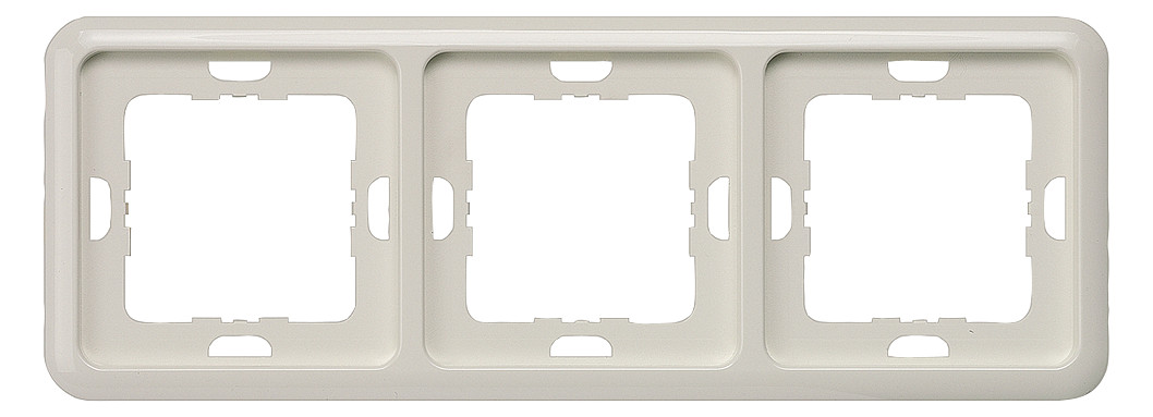 1St. Siemens 5TG1813 DELTA profil titanweiß Rahmen 3-fach 1St. Siemens 5TG1813 DELTA profil titanweiß Rahmen 3-fach