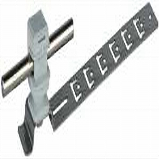 1St. Dehn 204149 Dachleitungshalter UNIsnap NIRO/K-grau H 16mm Rd 8mm m. geprägt. Strebe L 205mm DLH US 8 H16 L205 GR V2