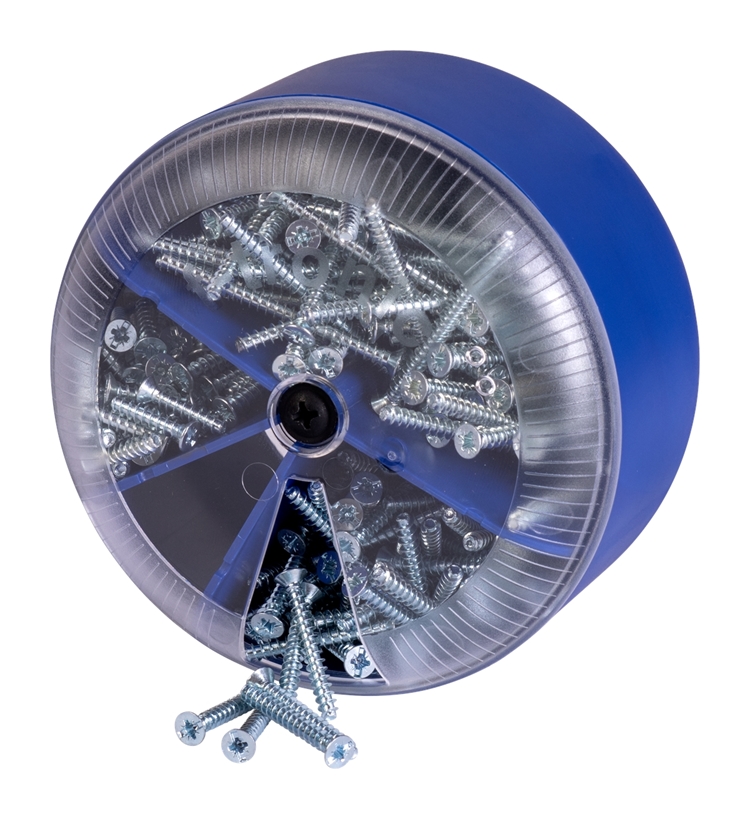 1St. F-Tronic GKSB Geräteschraubenbox GKSB, Kombi-Kreuzschlitz, 3,2x15/25/40mm je 100 Stück 9920025