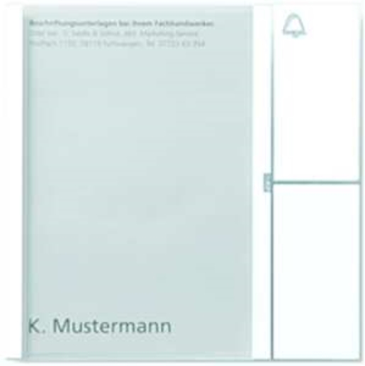 1St. Siedle BTM 650-01 W Tasten-Modul 1 Ruftaste 200035728-00 BTM650-01W