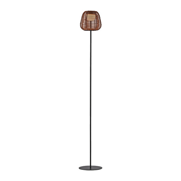 1St. Just Light 19265-18 Akku LED Stehleuchte korb sw.