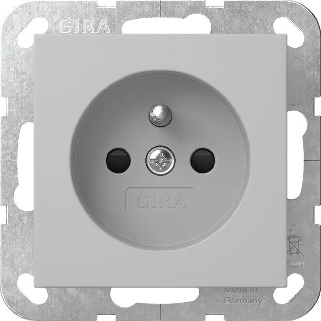 1St. Gira 4485015 Steckdose mit Erdungsstift 16A 250V und Shutter, Grau matt 1St. Gira 4485015 Steckdose mit Erdungsstift 16A 250V und Shutter, Grau matt...
