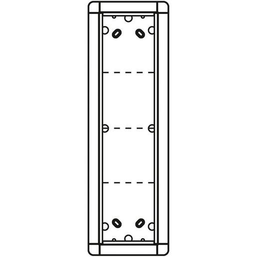 1St. RITTO 1883470 Aufputzrahmen 4 Modulplätze, weiß,Inhalt 1St. RITTO 1883470 Aufputzrahmen 4 Modulplätze, weiß,Inhalt