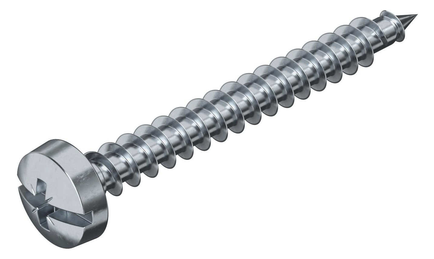 200St. OBO Bettermann 3195686 Golden-Sprint-Schraube Panhead, Antrieb +/- Schlitz 5x50mm, St, GGP 4758 5.0x50