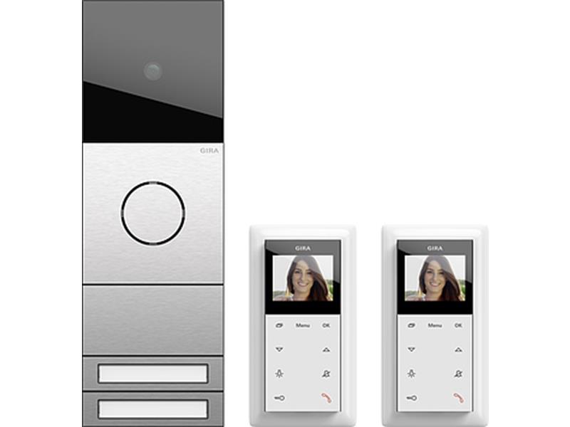 1St. Gira 2417000 ZFH-Paket Video System 106 Edelstahl