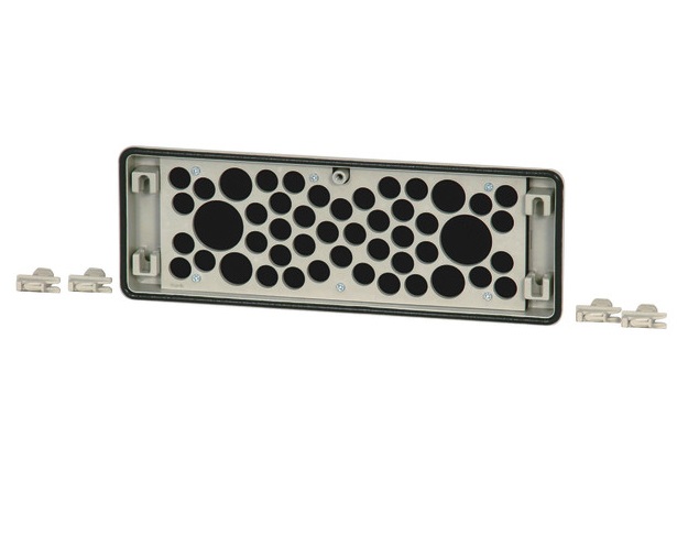 1St. Eaton 044879, FL4-D Flansch, Durchsteckmoosgummi, IP54