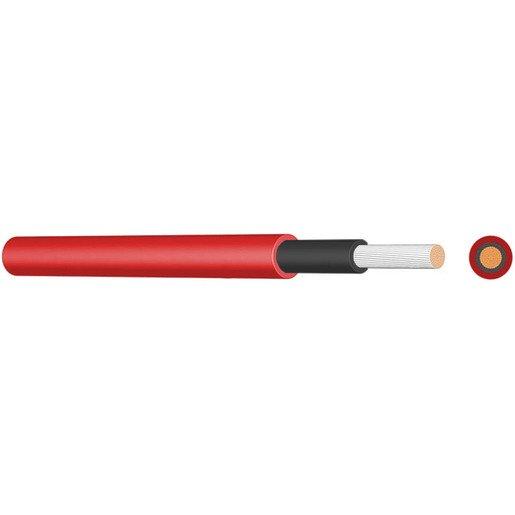 1m Solarkabel 1x6qmm rot  H1Z2Z2-K 1X6rt * Meterware