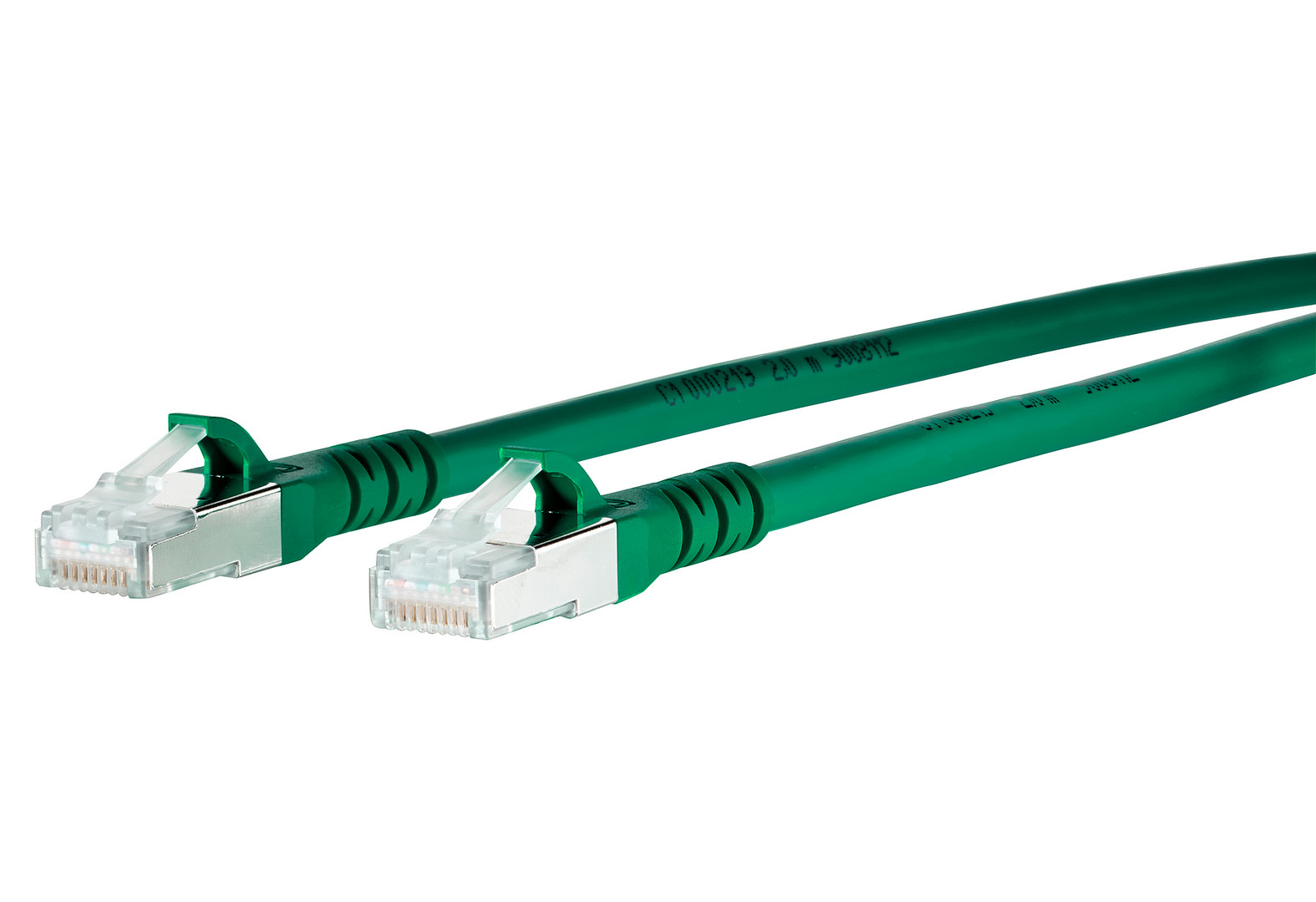 1St. Metz Connect 1308451555-E Patchkabel RJ45 Cat.6A AWG26S/FTP LSHF 1,5 m grün