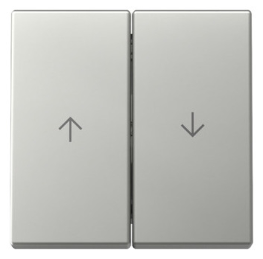 1St. Gira 3294600 Wippe 2-fach Pfeil System 55 edelstahl (lackiert)