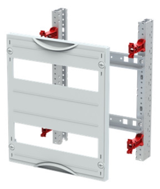 1St. Striebel & John MBG412 Reiheneinbaugeräte-Modul 2RE / 1FB, 150 mm Reihenabstand CombiLine-Modul, Bausatz lichtgrau 2CPX041654R9999