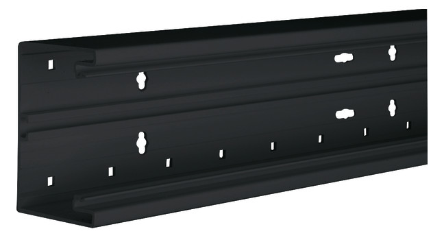 2m Hager BR6510019011 Brüstungskanal-UT BR 65x100 OT 80mm graphitschwarz