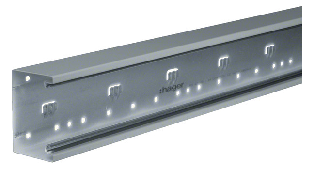 2m Hager BRS651001VERZ Brüstungskanal-UT BRS 70x100 OT 80mm verzinkt