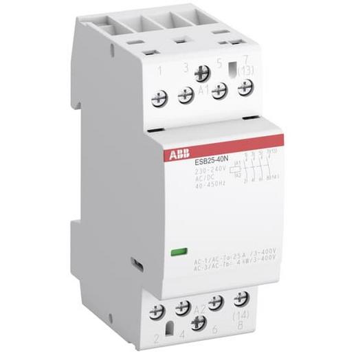 1St. ABB ESB25-40N-07 ESB25-40N-07 Installationsschütz 4S/0Ö, 400-415 V AC/DC 1SAE231111R0740 1St. ABB ESB25-40N-07 ESB25-40N-07 Installationsschütz 4S/0Ö, 400-415 V AC/DC 1SAE231111R0740