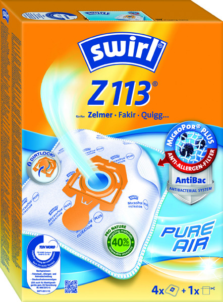 1St. Swirl Z113 PPLUSAirSpace 4er Staubsauge rBeutel