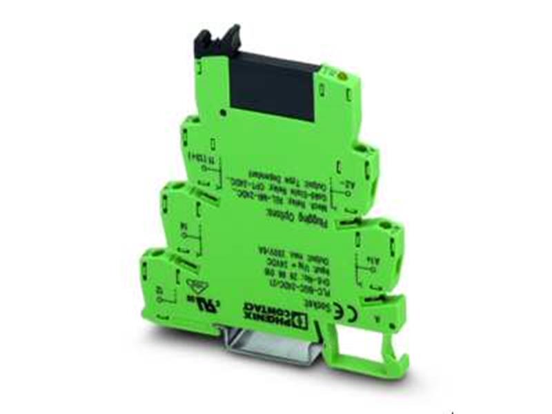 1St. Phoenix Contact PLC-OSC- 24DC/ 24DC/ 2 PLC-INTERFACE bestehend aus Grundklemme PLC-BSC.../21 mit Schraubanschluss und steckbarem Miniatur-Solid-State-Relais zur Montage auf Tragsc