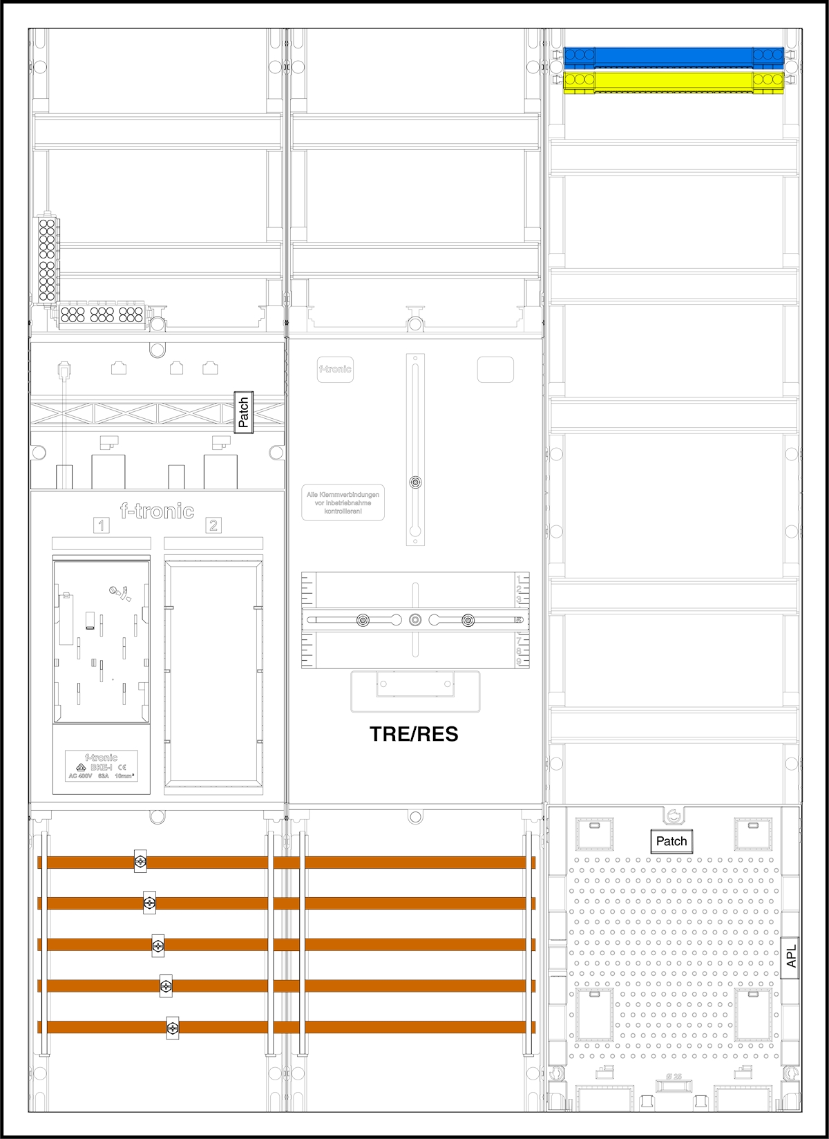 1St. F-Tronic EHZ731TAPZ EHZ731TAPZ, 1 ZP, DS, 1 TRE, 1 VAPZ inkl. APL,2 PPV,1 PL150 7195402