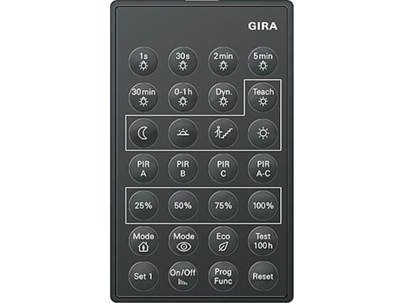 1St. Gira 238200 IR-Fernbedienung PIR 1 Zubehör