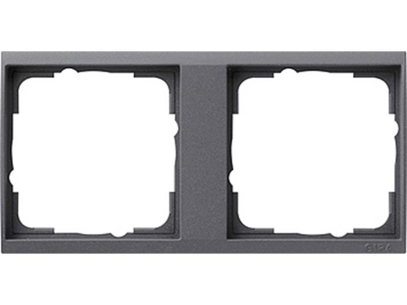 1St. Gira 1462728 Zwischenr. 2fach Event Klar Anthrazit