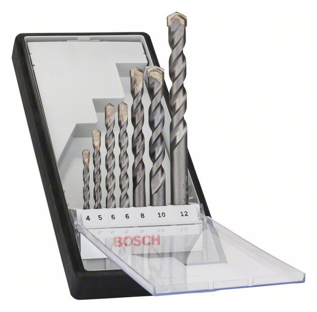 1St. Bosch 2607010545 7tlg. Robust Line Betonbohrer-Set CYL-3, 4-12mm