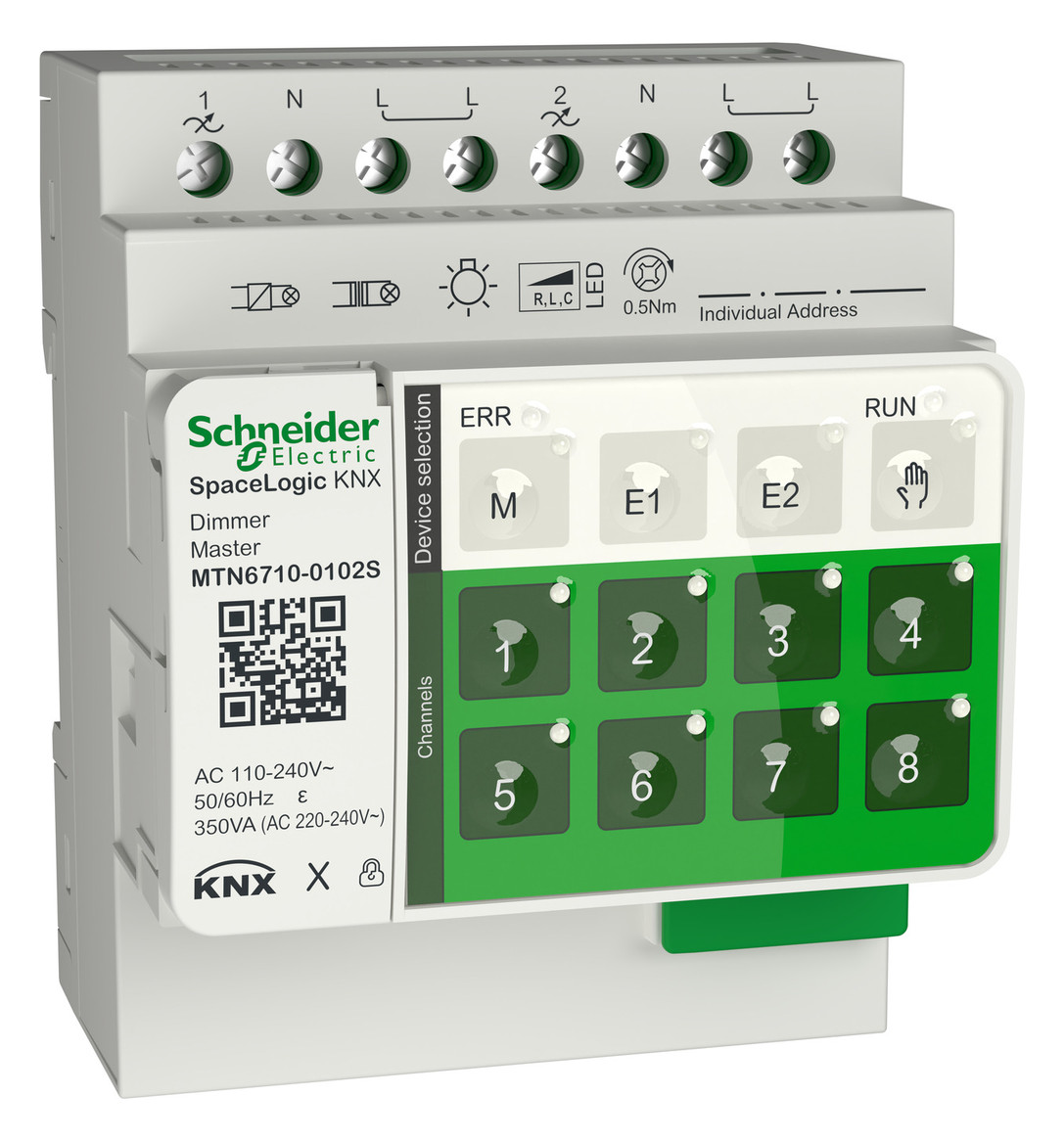 1St. Schneider Electric MTN6710-0102S KNX Secure Master Dimmer