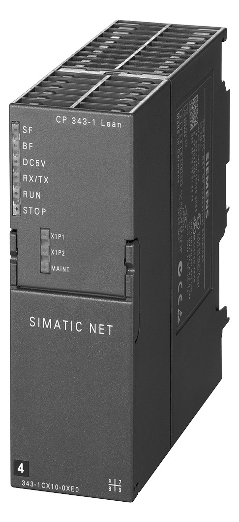1St. Siemens 6GK7343-1CX10-0XE0 Kommunikationsprozessor CP 343-1 Lean, A 1St. Siemens 6GK7343-1CX10-0XE0 Kommunikationsprozessor CP 343-1 Lean, A...