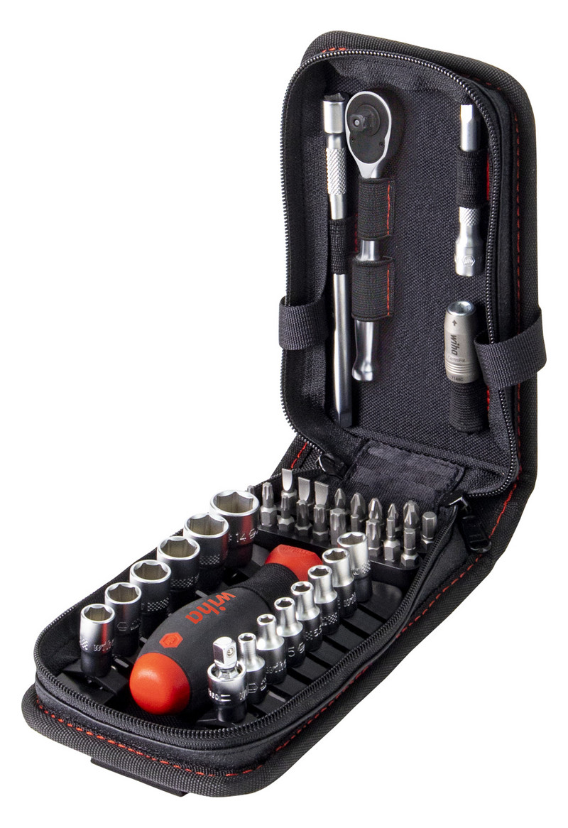 1St. Wiha 33394 Sechskant Metrisch 40tlg in Guerteltasche