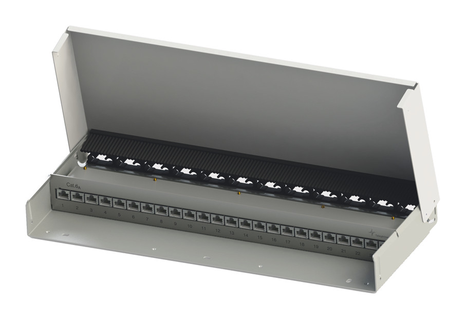 1St. Telegärtner J02023A0053 Verteiler MPD24HS K Cat.6A ISO Aufputz 1St. Telegärtner J02023A0053 Verteiler MPD24HS K Cat.6A ISO Aufputz