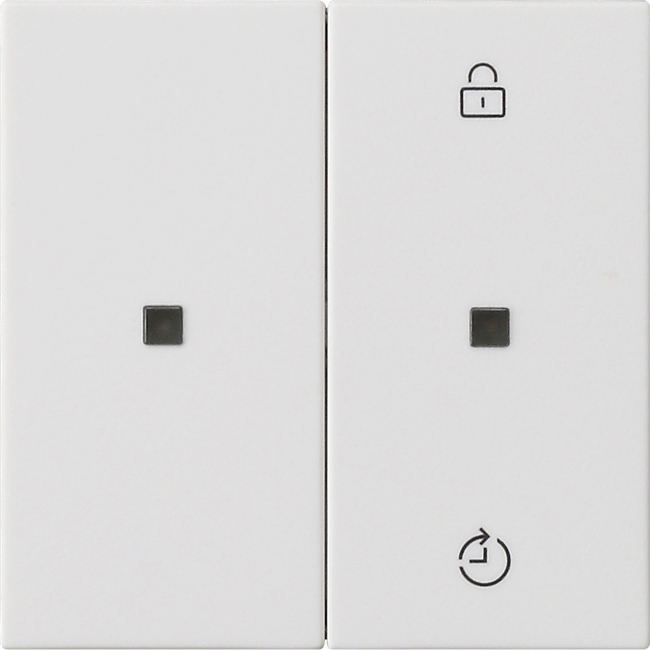 1St. Gira 549327 Gira eNet Funk Bedienaufs. Memory System 55 Reinweiß m